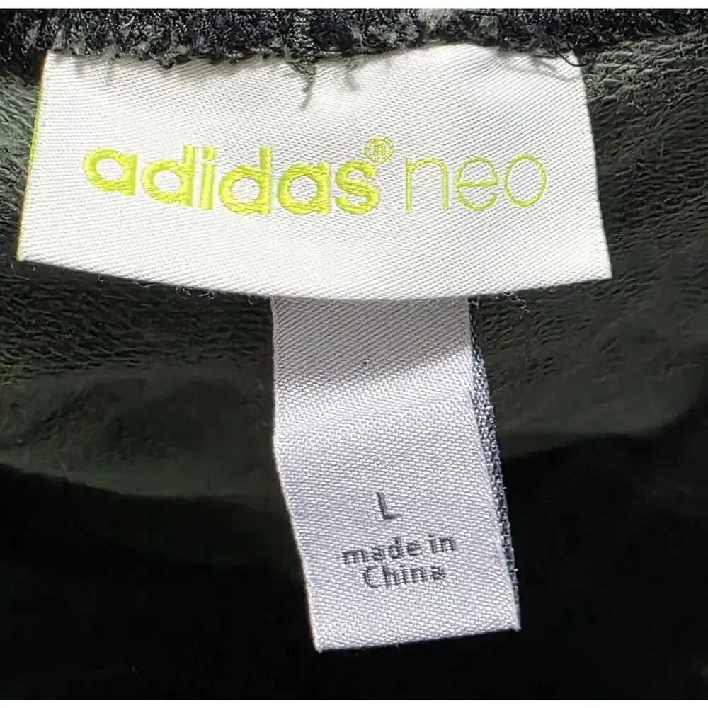 VTG Adidas Neo Men’s Camo Joggers Sweatpants Camouflage Green Size L Y2K